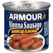 UPC 054100936028 product image for Barbecue Flavored Vienna Sausage, Canned Meat, 4.6 OZ - Pack of 24, Great Snack! | upcitemdb.com