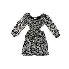 ASTR the Label Off Shoulder Sexy Cutout Ruffle Daisy Floral Mini Dress Lined Med