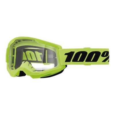 Crossbrille 100% Motocross Brille Kinder Strata 2 klar MX-Brille