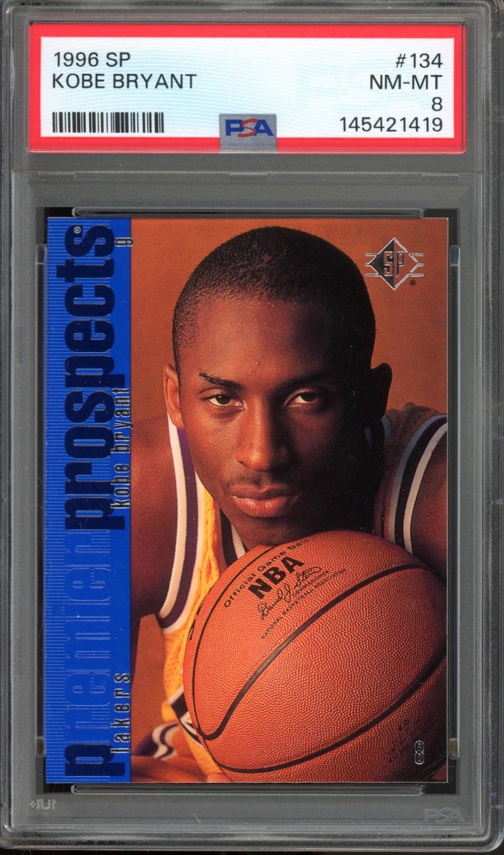 1996 SP #134 Kobe Bryant Rookie Prospects PSA 8 Vintage HOF RC