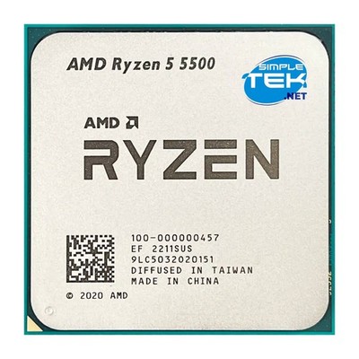 AMD RYZEN 5 5500 AM4 PROZESSOR CPU GAMING 6C/12T 3,60GHZ MAX 4,20GHZ KEINE GPU
