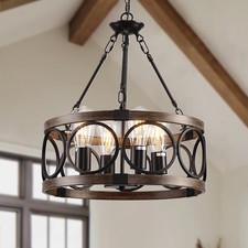 Light Fixtures Ceiling Mount Kitchen, 4 Light Black Semi Flush Mount Ceiling ...