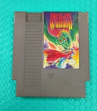 Dragon Warrior Game Cartridge (1986, NES) Tested & Works