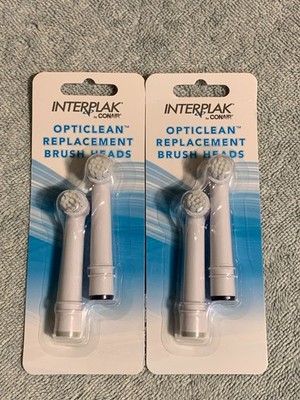 Interplak by Conair Opticlean Replacement Brush Heads (2 Packs) Toothbrush