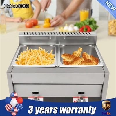 Commercial Gas Deep Fryer Countertop Stainless Fryer Natural Gas/propane Fryer