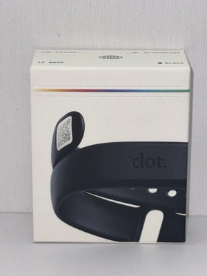 dot. Band Digital Business Card Tap to Share NFC iPhone & Android Wearable Black