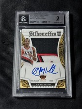 BGS 9 C.J. McCollum 2013-14 Preferred Silhouettes Prime RPA #/25 Rookie Auto RC