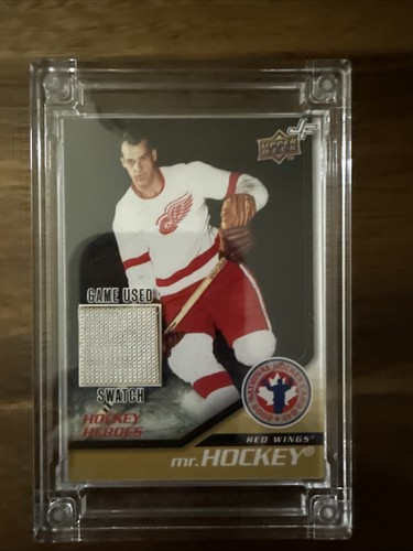Gordie Howe Jersey Fusion Game Used Trikot Patch 🔥🔥🔥🔥 Mr Hockey