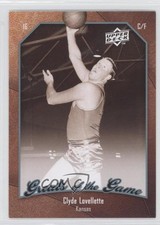 2009-10 Upper Deck Greats of the Game Clyde Lovellette #14 HOF 1p1