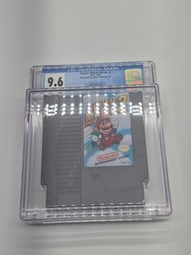 Super Mario Bros 2 NES CGC 9.6 Graded Nintendo Cartridge Not WATA PSA VGA