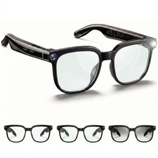 AI Smart Glasses with Camera and Audio, 4K HD Video Recording Glasses, 8MP Ca...