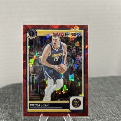 2023-24 Panini Nba Hoops Premium Stock - Nikola Jokić #1 Premium Red Prizm /99
