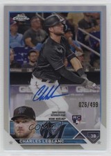 2023 Topps Chrome Update Auto Refractor 26/499 Charles Leblanc #RA-CL Auto 1u6