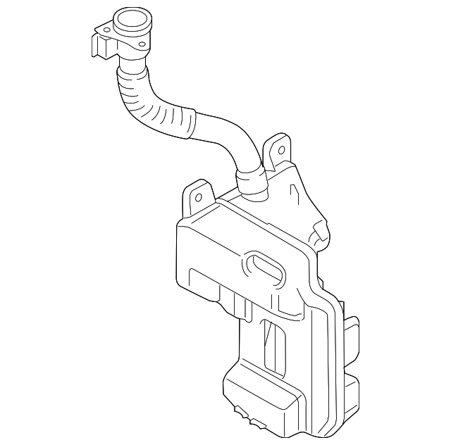 Depósito de líquido del limpiaparabris para Audi A3 2015-2020 (N/P 5Q0-955-453-R)