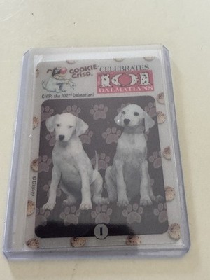 1996 Ralston Foods Cookie Crisp 101 Dalmatians Lenticular Fidget Two-Tone Disney