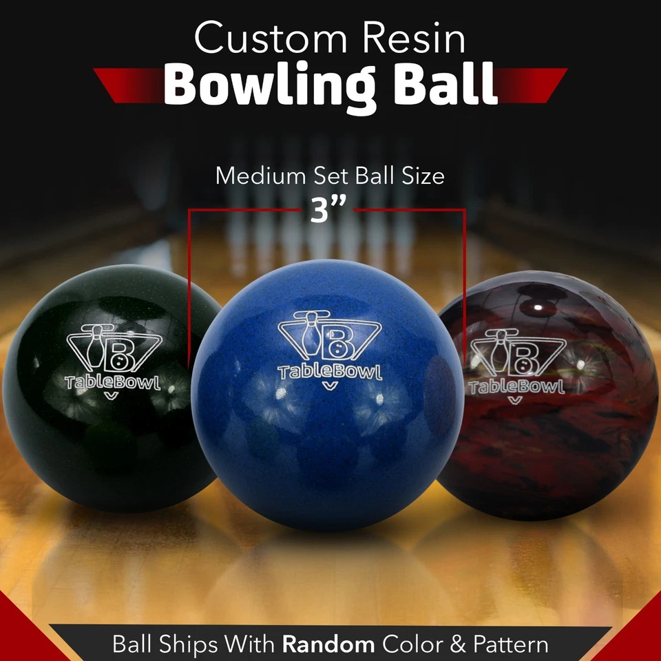 TableBowl 高级超大洗牌保龄球套装 - 中号 — 第 3/4 张图片