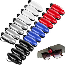 5 Pcs Car Sun Visor Clip Sunglasses Holder,Classic Color