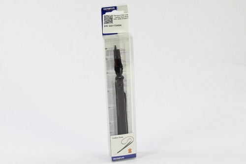 Olympus CNS-13 Black Leather Neck Strap #G504