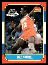 1986 Fleer Basketball #46 Roy Hinson NM/MT *f2
