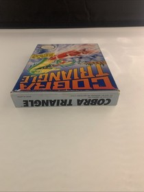 Cobra Triangle (NES, 1989) CIB w/Box and Manual Cleaned Tested RARE