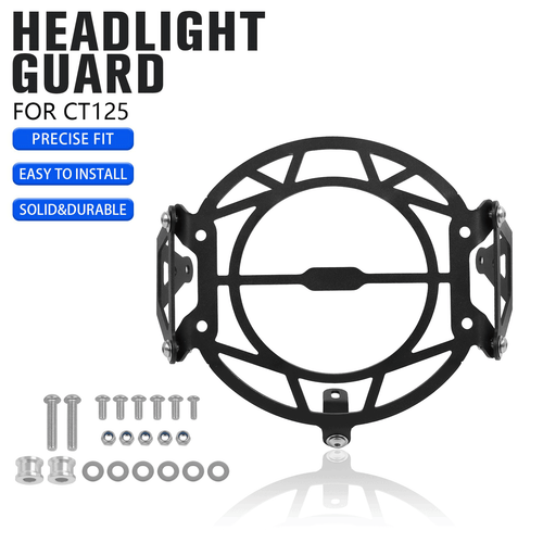 For Honda Hunter CT125 CT 125 Headlight Guard Cover Headlight Protector Grille - Picture 1 of 8
