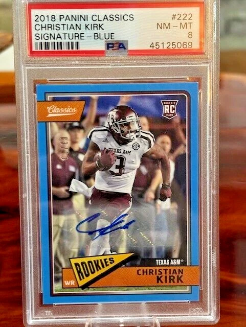 Christian Kirk Panini Classics #222 Signature-Blue