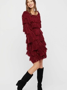 shaggy sweater dress