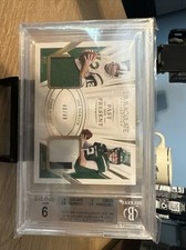 2021 Panini IMMACULATE Joe Namath Zach Wilson Past And Present Dual Patch /49🔥
