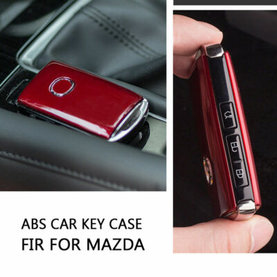 Genuine Leather Car Key Case Cover Holder For Mazda 3 6 CX-9 Genuine Leather Car Key Case Cover Holder For Mazda 3 6 CX-9