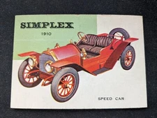 1954 Topps World on Wheels # 29 1910 Simplex Speed Car (VG/EX)