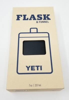Yeti Flask w/ Funnel (Navy Blue 7 oz 207 ml) - open-box 2024 for