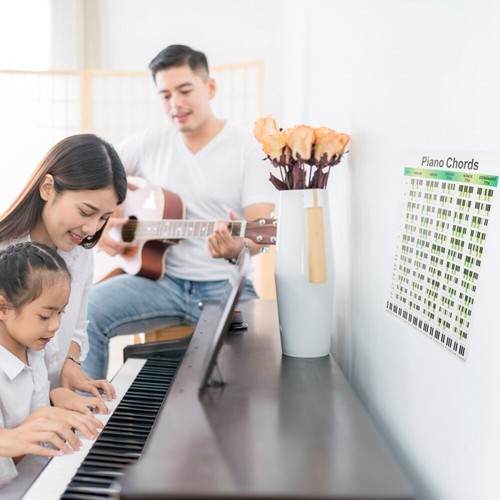 Piano Chord Diagram Student Child Music Chart for Fifth Scale Poster - Picture 9 of 12