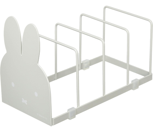 OKATO Miffy Dish Stand 10cm x 20cm x 13.5cm Steel Kitchen Gray Japan - Imagen 14 de 15