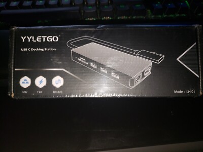 YYLETGO LH-01 USB C Docking Station for Macbook Air + Pro