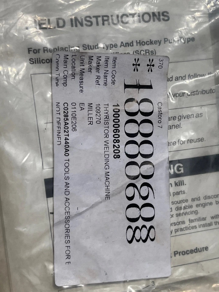 5X MILLER 109270 THYRISTOR HOCKEY PUCK WELDING MACHINE NOS - Image 4 of 4