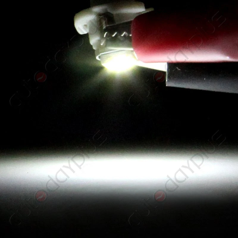 20 белых светодиодных ламп B8.4D 5050-SMD для подсветки приборной панели - Изображение 2 из 4