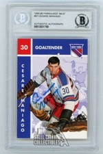 Cesare Maniago 1995 Parkhurst 66-67 Autographed Card #97 - BAS