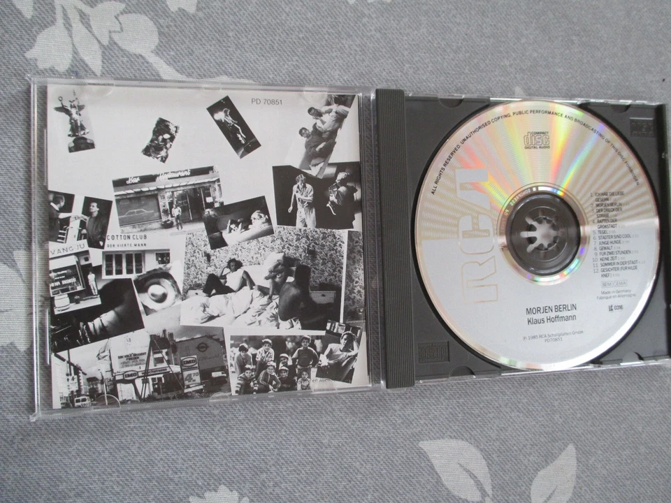 Klaus Hoffmann - Morjen Berlin - CD Album RCA - Zustand: Neuwertig. - Bild 2 von 3