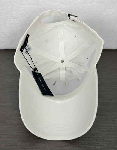 Tommy Hilfiger Men's White Logo Baseball Cap/Hat Adjustable Strap One Size NWT - Picture 7 of 10