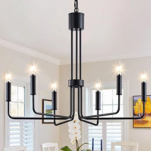 Modern black dining room chandelier outlet