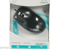 Logitech USB Wired Optcal Mouse for Windows 10/8/7/XP PC/MAC Notebook Desktop M