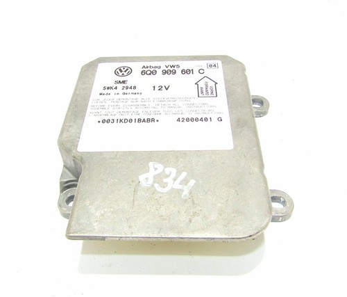 Skoda Fabia 6Y 1,4 B 6q0909601c Airbag Computer ECU Module Airbag Steuergerät