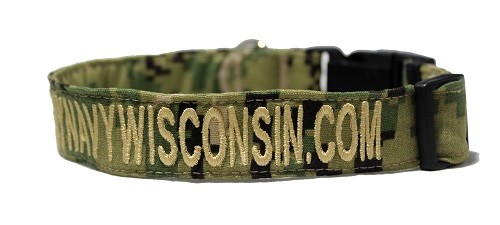 Collares y correas de 1" bordados personalizados SOLO TEXTO para perros! ¡Hecho en Estados Unidos! ¡Envío 24 horas! - Imagen 28 de 29