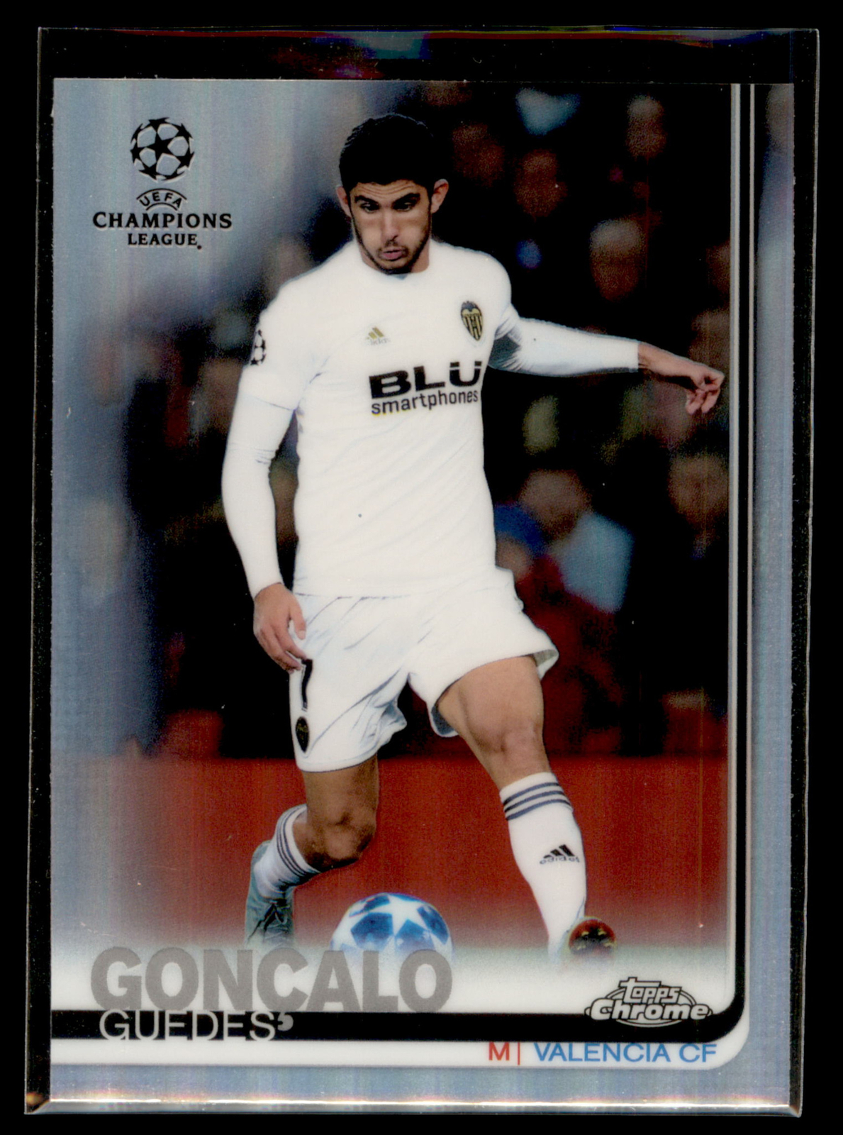 2018-19 Topps Chrome UEFA Champions League REFRACTOR #34 Goncalo Guedes Valencia