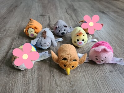 Tsum Tsum Set Disney Store Eeyore Tigger Gopher Piglet Eule Hase