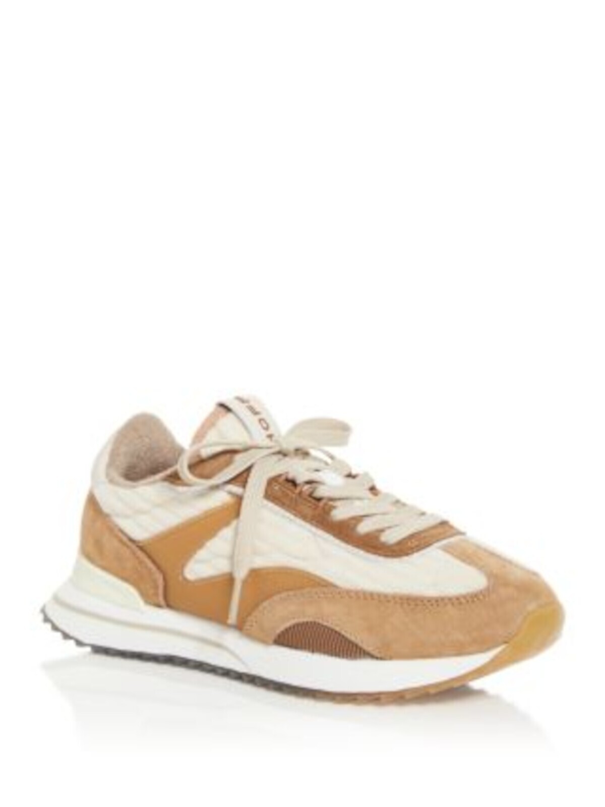 Женские кроссовки на танкетке с круглым носком и шнуровкой HOFF Womens бежевого цвета из смешанной ткани на подкладке 65 11990₽