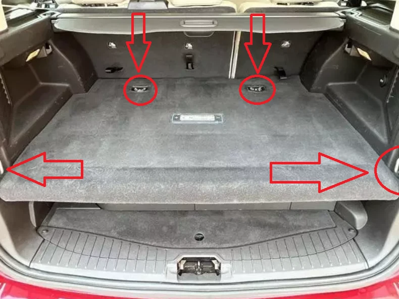 Red de carga organizadora estilo piso maletero trasero red para Ford C-Max 2013-2018 nueva Foto 4 de 4