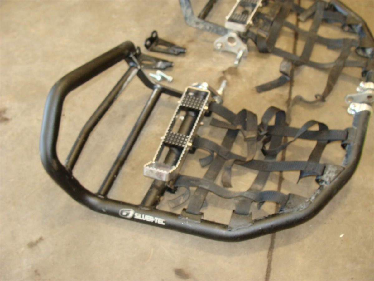 2018 Yamaha 09-21 YFZ450r silver-tec nerf bars floor boards foot
