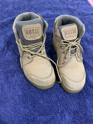 rossi steel cap boots