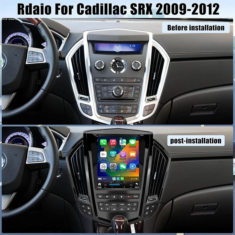 Reproductor estéreo de radio de coche Android 13 para Cadillac SRX 2009-2012 Carplay GPS navegación Foto 2 de 4